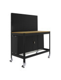 Banco trabajo 1520x1210x610 SIMONWORK MOBILE BT2 CABINET 1200 ANTRACITA/MADERA marca SIMONRACK