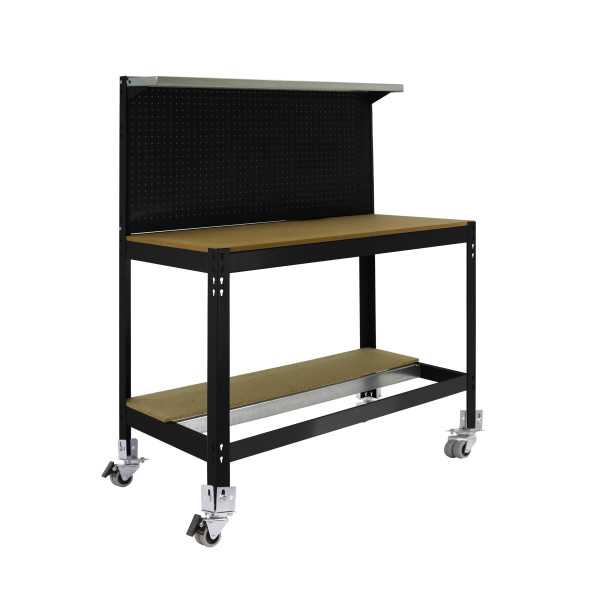 Banco trabajo 1520x1210x610 SIMONWORK MOBILE BT3 1200 ANTRACITA/MADERA marca SIMONRACK