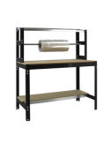 Banco trabajo 1445x1210x760 SIMONWORK BT4 1200 ANTRACITA/MADERA marca SIMONRACK