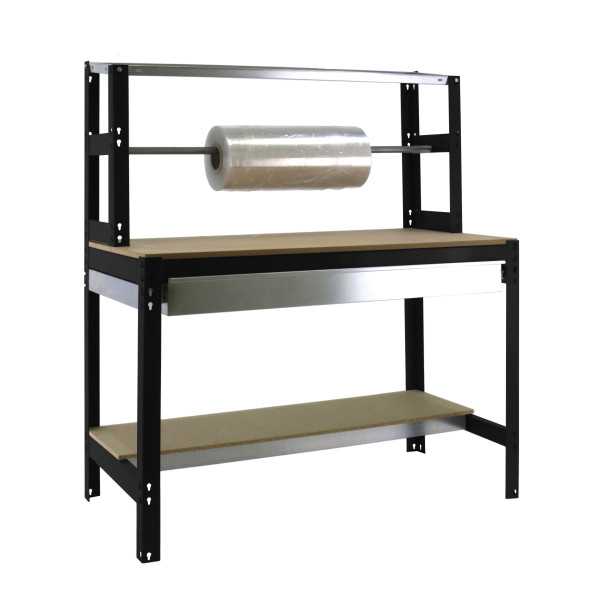 Banco trabajo 1445x1510x760 SIMONWORK BT4 BOX 1500 ANTRACITA/MADERA marca SIMONRACK