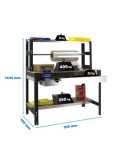 Banco trabajo 1445x910x760 SIMONWORK BT4 BOX 900 ANTRACITA/MADERA marca SIMONRACK