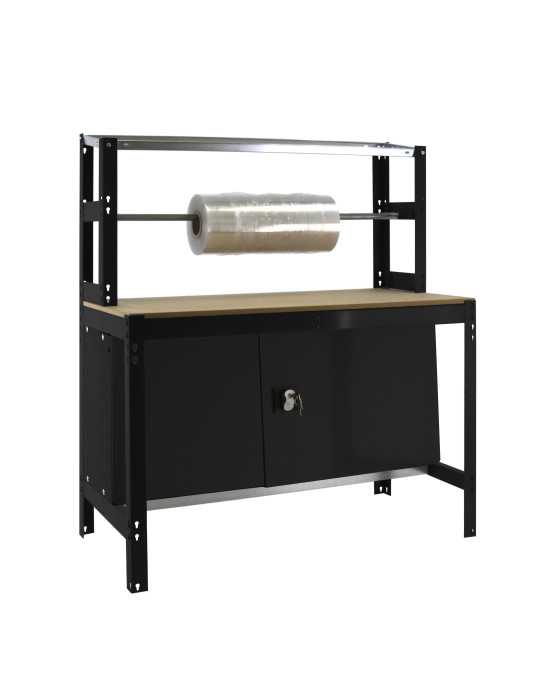 Banco trabajo 1445x1210x760 SIMONWORK BT4 CABINET 1200 ANTRACITA/MADERA marca SIMONRACK
