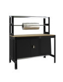 Banco trabajo 1445x1210x760 SIMONWORK BT4 CABINET 1200 ANTRACITA/MADERA marca SIMONRACK