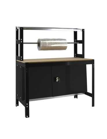Banco trabajo 1445x910x760 SIMONWORK BT4 CABINET 900 ANTRACITA/MADERA marca SIMONRACK 2
