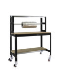 Banco trabajo 1520x1210x760 SIMONWORK MOBILE BT4 1200 ANTRACITA/MADERA marca SIMONRACK
