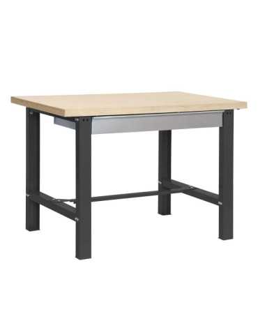 Banco trabajo 865x1200x750 SIMONWORK BT6 MDF 1BOX 1200x750 ANTRACITA/MADERA marca SIMONRACK 2