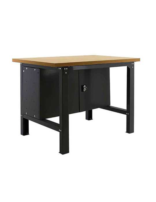 Banco trabajo 865x1200x750 SIMONWORK BT6 MDF CABINET 1200 ANTRACITA/MADERA marca SIMONRACK