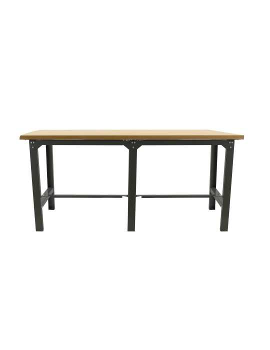 Banco trabajo 865x2100x750 SIMONWORK BT6 MDF TANDEM 2100 ANTRACITA/MADERA marca SIMONRACK