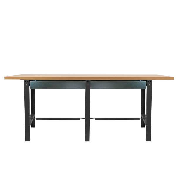 Banco trabajo 865x2100x750 SIMONWORK BT6 MDF TANDEM 2BOX 2100 ANTRACITA/MADER marca SIMONRACK