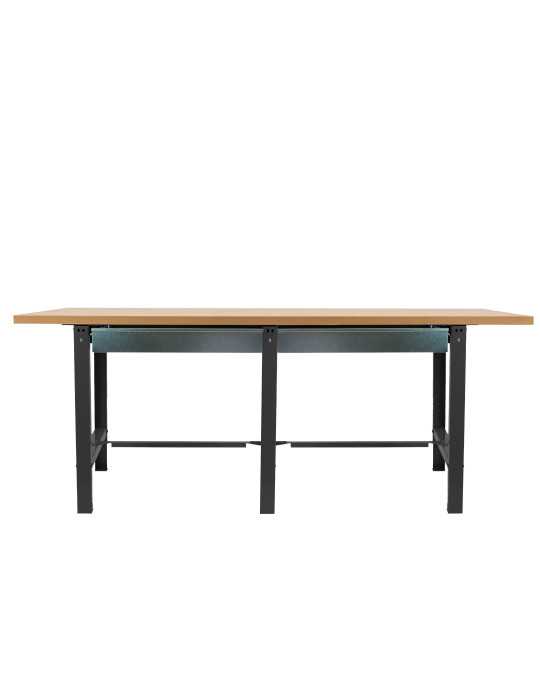 Banco trabajo 865x2100x750 SIMONWORK BT6 MDF TANDEM 2BOX 2100 ANTRACITA/MADER marca SIMONRACK