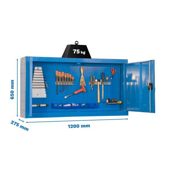 Banco trabajo 650x1200x275 CABINET TOOLS DISM. 650x1200mm AZUL marca SIMONRACK