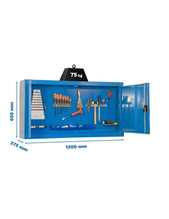 Banco trabajo 650x1200x275 CABINET TOOLS DISM. 650x1200mm AZUL marca SIMONRACK