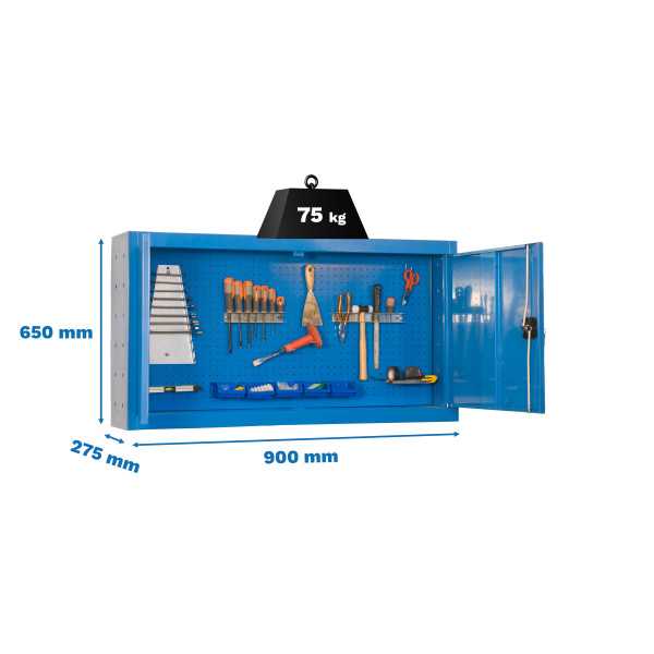 Banco trabajo 650x900x275 CABINET TOOLS DISM. 650x900mm AZUL marca SIMONRACK