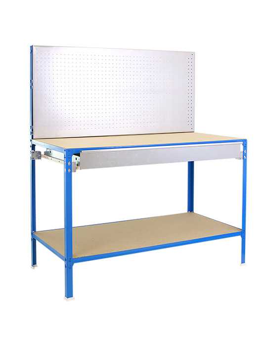 Banco trabajo 1445x1210x610 ECOWORK BT2 BOX CLICK 1200x600 AZ/GAL/MAD marca SIMONRACK