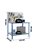 Banco trabajo 1445x910x610 ECOWORK BT2 CLICK 900x600 AZ/GAL/MAD marca SIMONRACK