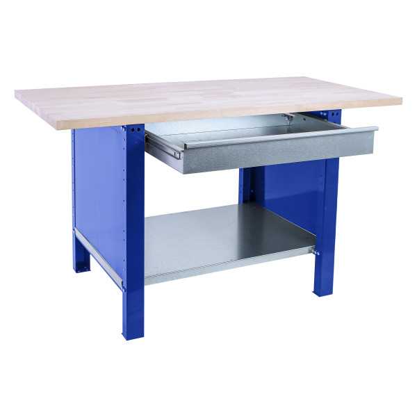 Banco trabajo 865x1200x750 SIMONWORK BT6 PRO LAMINATE 1BOX 1200 AZUL/HAYA marca SIMONRACK