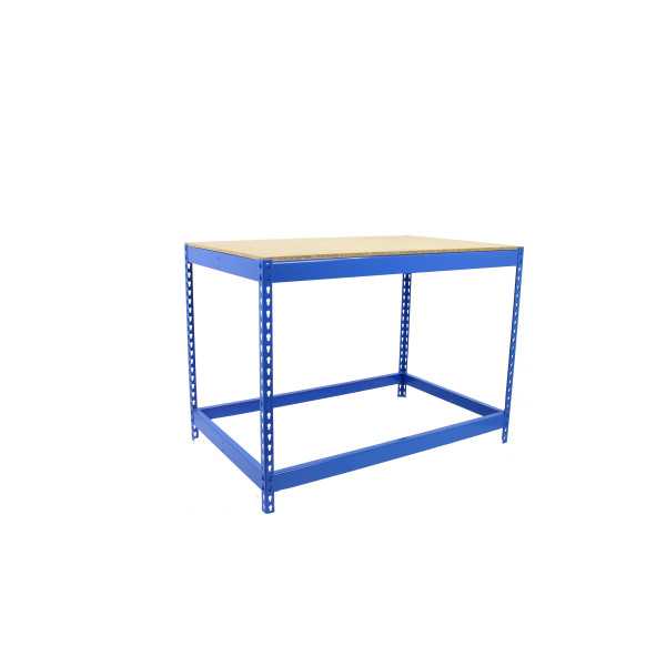 Banco trabajo 900x1200x900 SIMONWORK BASIC 1 901290-1 AZUL/MADERA marca SIMONRACK