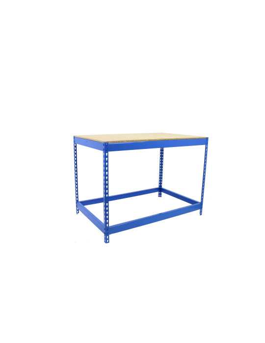 Banco trabajo 900x2100x750 SIMONWORK BASIC 1 902175-1 AZUL/MADERA marca SIMONRACK