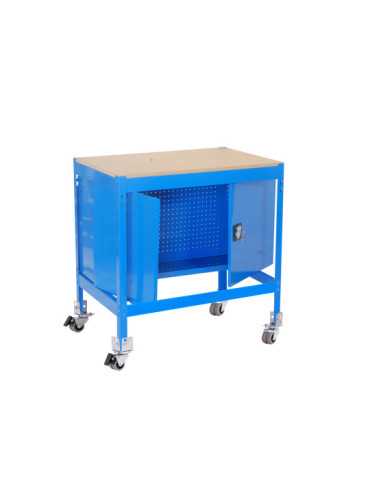 Banco trabajo 917x1210x760 SIMONWORK MOBILE BT0 CABINET 1200 AZUL/MADERA marca SIMONRACK 2