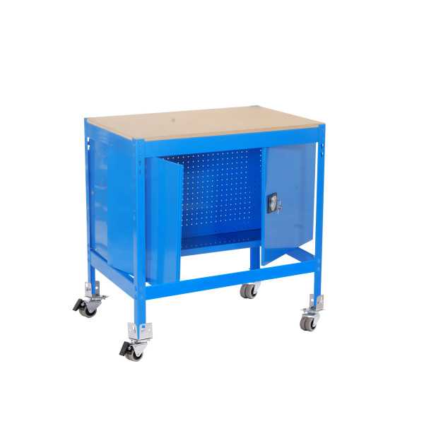 Banco trabajo 917x910x610 SIMONWORK MOBILE BT0 CABINET 900 AZUL/MADERA marca SIMONRACK