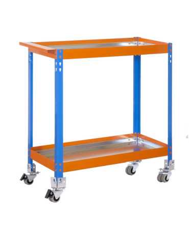 Banco trabajo 1030x900x400 SIMONWORK WAGON 2/400 METALIC AZUL/NARANJA/GAL marca SIMONRACK 2