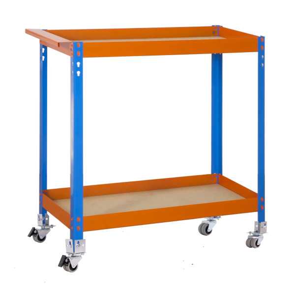Banco trabajo 1030x900x400 SIMONWORK WAGON 2/400 CHIPBOARD AZUL/NAR/MADER marca SIMONRACK
