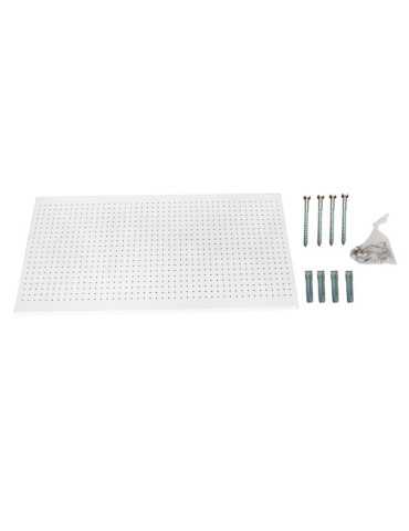 Panel perforado 600x1200x35 PANELCLICK 1200x600 BLANCO + 8 HOOK marca SIMONRACK 2
