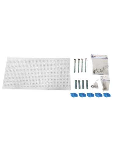 Panel perforado 600x1500x35 PANELCLICK 1500x600 BLANCO + 22 HOOK + 8 ACCE marca SIMONRACK 2