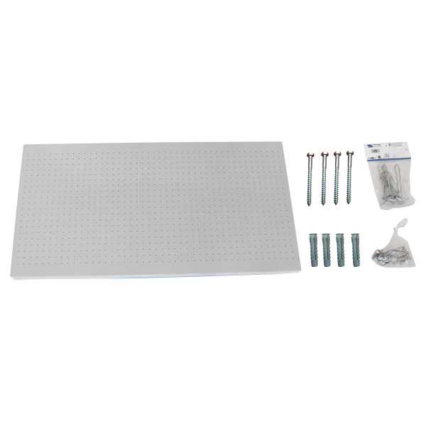 Panel perforado 400x900x35 PANELCLICK 900x400 BLANCO + 14 HOOK + 3 ACCE marca SIMONRACK