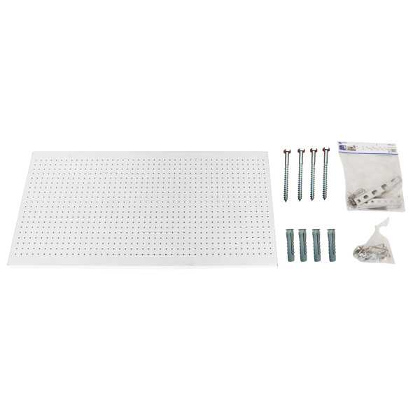 Panel perforado 400x900x35 PANELCLICK 900x400 BLANCO + 22 HOOK + 3 ACCE marca SIMONRACK
