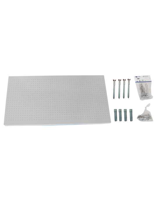 Panel perforado 600x900x35 PANELCLICK 900x600 BLANCO + 14 HOOK + 3 ACCE marca SIMONRACK