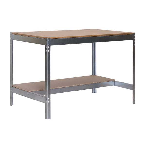 Banco trabajo 917x910x610 SIMONWORK MOBILE BT0 900 GALVA/MADERA marca SIMONRACK