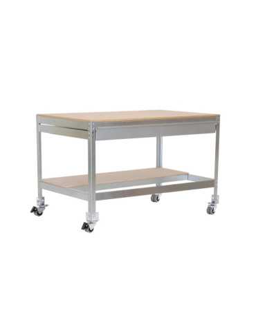 Banco trabajo 917x910x610 SIMONWORK MOBILE BT0 BOX 900 GALVA/MADERA marca SIMONRACK 2
