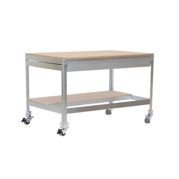 Banco trabajo 917x910x610 SIMONWORK MOBILE BT0 BOX 900 GALVA/MADERA marca SIMONRACK