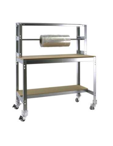 Banco trabajo 1520x1510x760 SIMONWORK MOBILE BT4 1500 GALVA/MADERA marca SIMONRACK 2