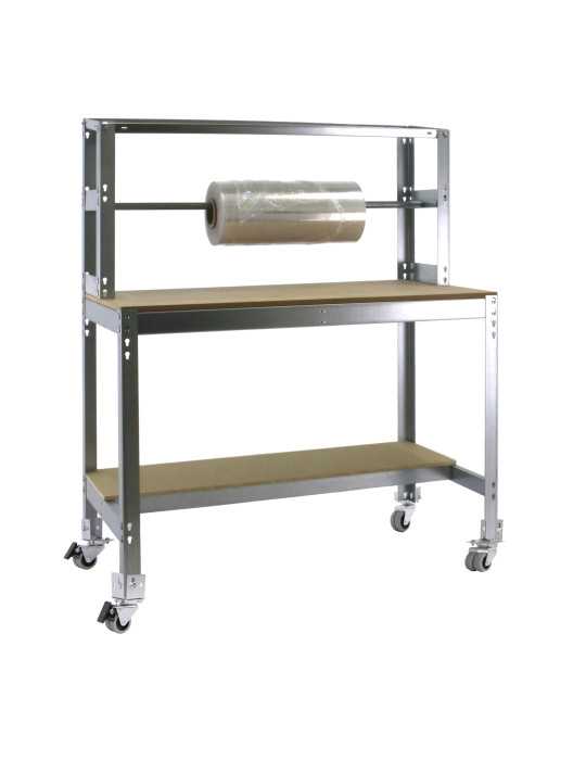 Banco trabajo 1520x910x760 SIMONWORK MOBILE BT4 900 GALVA/MADERA marca SIMONRACK