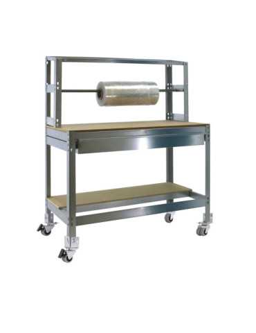 Banco trabajo 1520x1510x760 SIMONWORK MOBILE BT4 BOX 1500 GALVA/MADERA marca SIMONRACK 2