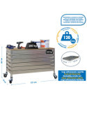 Banco trabajo 917x1210x760 SIMONWORK MOBILE BT5 BOX6 1200 GALVA/MADERA marca SIMONRACK