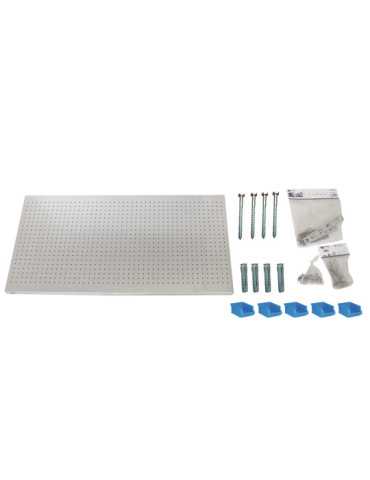 Panel perforado 600x1200x35 PANELCLICK 1200x600 GALVA + 22 HOOK + 8 ACCE marca SIMONRACK 2