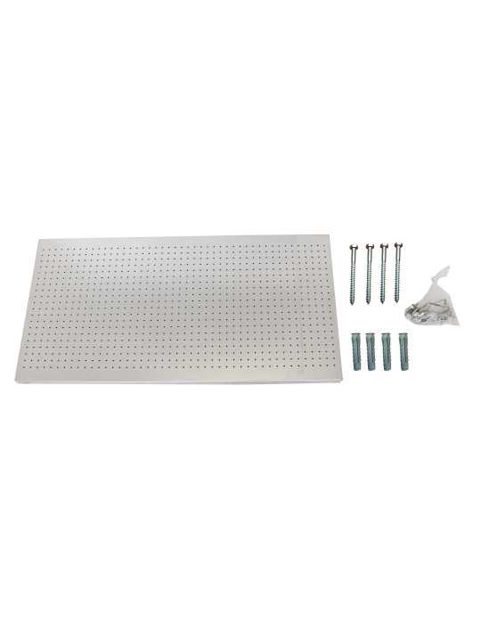 Panel perforado 400x1500x35 PANELCLICK 1500x400 GALVA + 8 HOOK marca SIMONRACK
