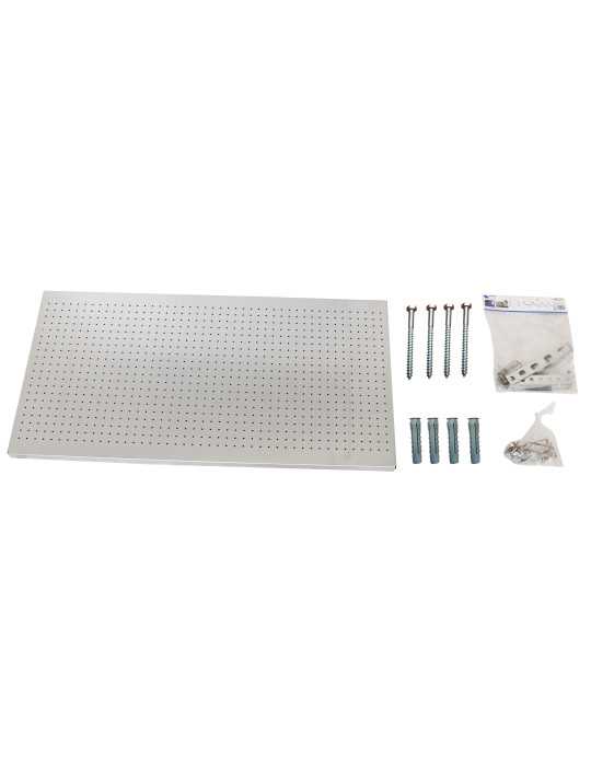 Panel perforado 600x1500x35 PANELCLICK 1500x600 GALVA + 22 HOOK + 3 ACCE marca SIMONRACK