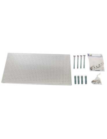 Panel perforado 600x900x35 PANELCLICK 900x600 GALVA + 22 HOOK + 3 ACCE marca SIMONRACK 2