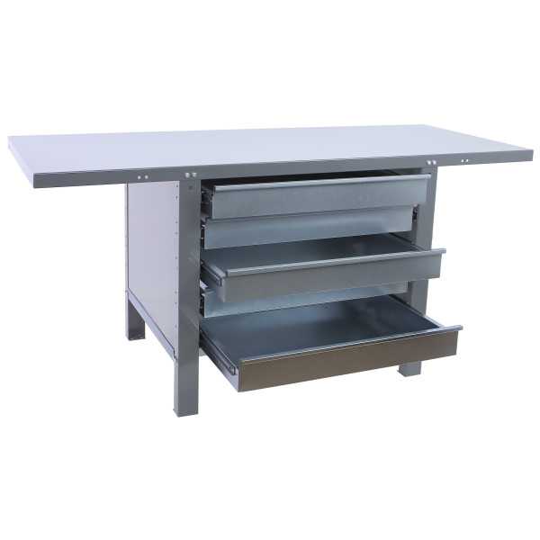 Banco trabajo 830x1200x730 SIMONWORK BT6 PRO METAL 5BOX 1200 GRIS marca SIMONRACK