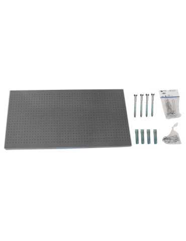 Panel perforado 600x1200x35 PANELCLICK 1200x600 GRIS + 14 HOOK + 3 ACCE marca SIMONRACK 2