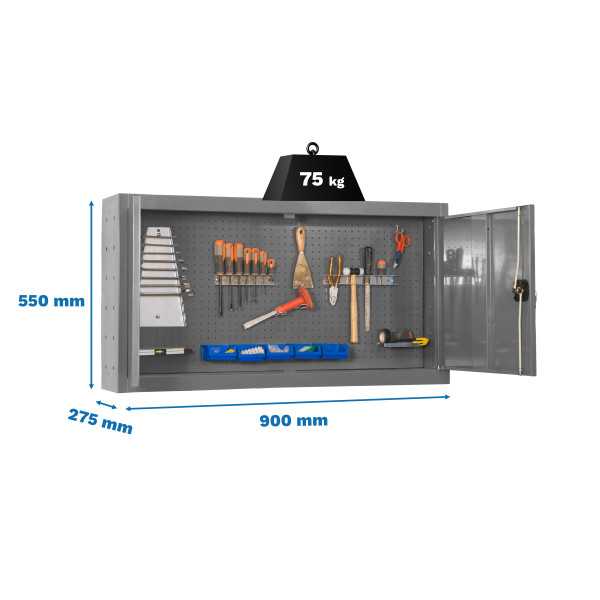 Banco trabajo 550x900x275 CABINET TOOLS DISM. 550x900mm GRIS marca SIMONRACK