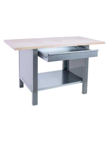 Banco trabajo 865x1200x750 SIMONWORK BT6 PRO LAMINATE 1BOX 1200 GRIS/HAYA marca SIMONRACK 2