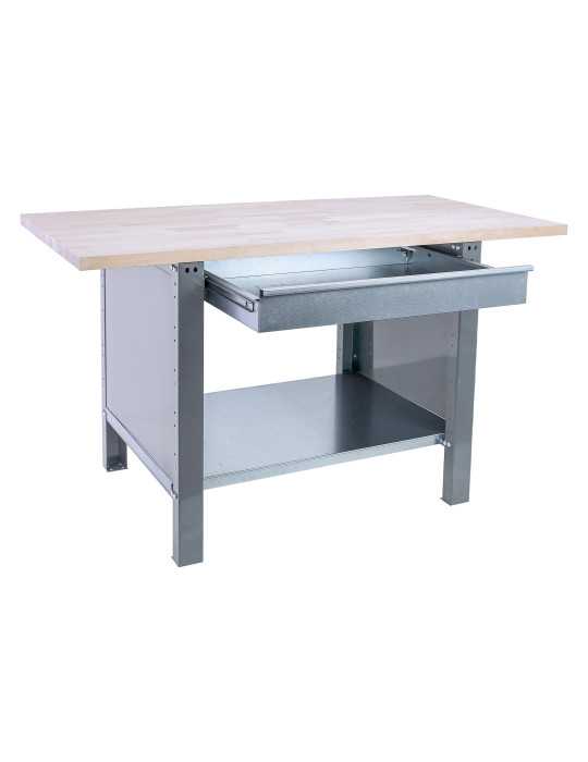 Banco trabajo 865x1500x750 SIMONWORK BT6 PRO LAMINATE 1BOX 1500 GRIS/HAYA marca SIMONRACK