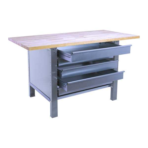 Banco trabajo 865x1800x750 SIMONWORK BT6 PRO LAMINATE 5BOX 1800 GRIS/HAYA marca SIMONRACK