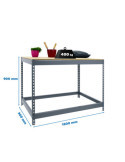 Banco trabajo 900x1800x900 SIMONWORK BASIC 1 901890-1 GRIS/MADERA marca SIMONRACK