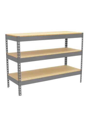 Banco trabajo 900x2100x750 SIMONWORK BASIC 3 902175-3 GRIS/MADERA marca SIMONRACK 2